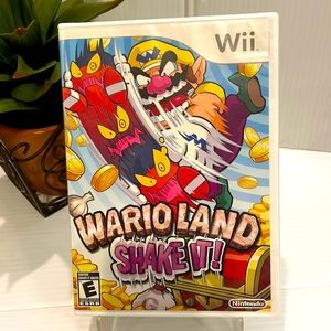 New Nintendo Wii WarioLand Shake It Video Game NWT Sealed 2008